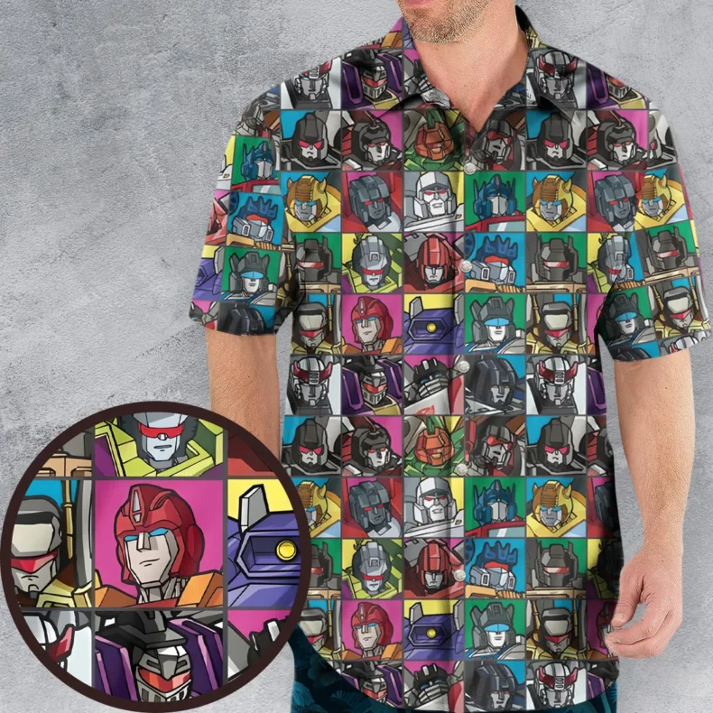 Epic Transformations Transformers Hawaiian Shirt