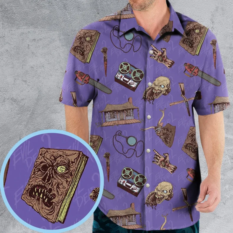 Evil Dead Horror Hawaiian Shirt