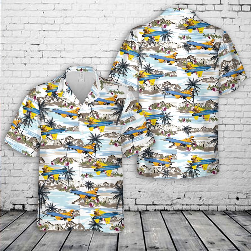 F-16c -Ace In Hole- 90th Anniversary Texas Ang Hawaiian Shirt - Mens Hawaiian Shirt - US Air Force Gifts