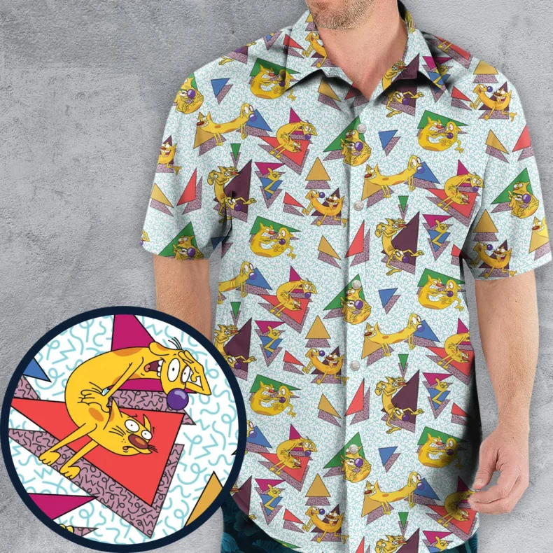 Final Fantasy Characters Pattern Hawaiian Shirt