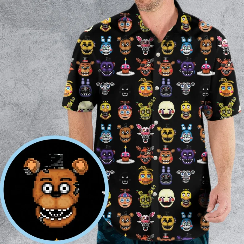 Five Nights At Freddys World Hawaiian Shirt