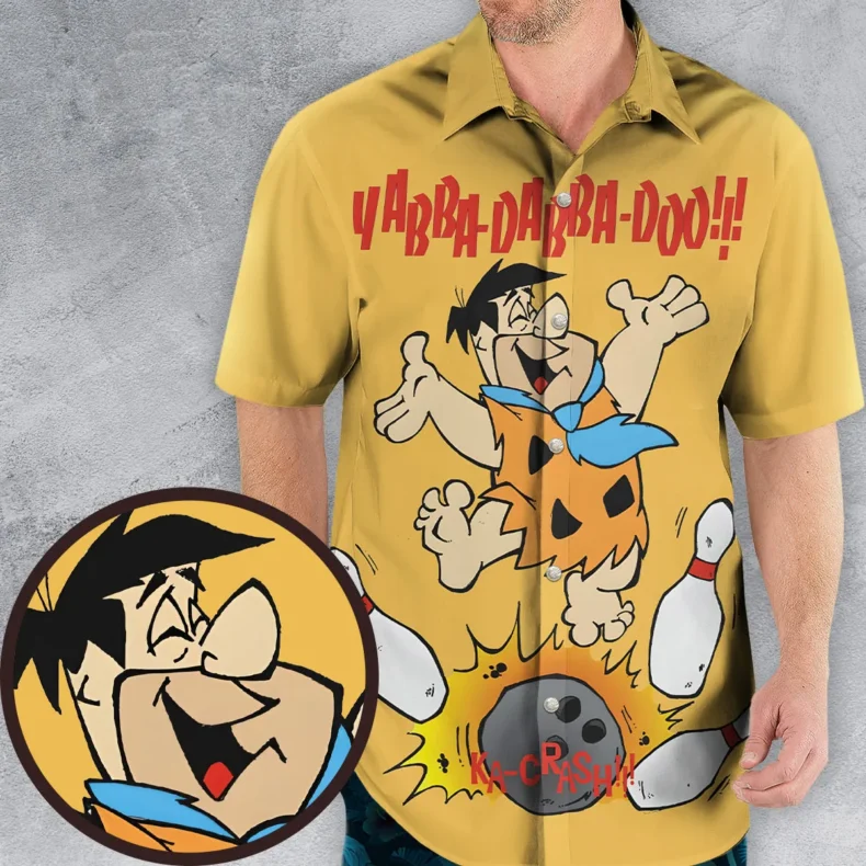 Fu Nostalgic The Flintstones Hawaiian Shirt