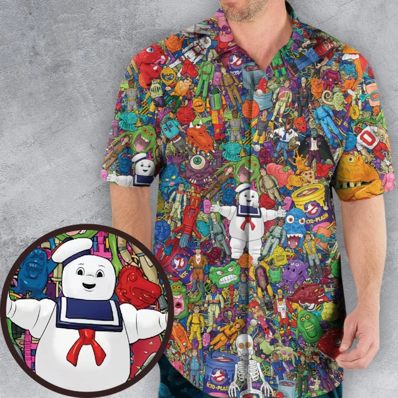 Ghostbusters Toybox Hawaiian Shirt