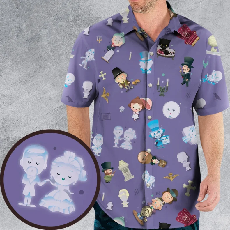 Ghoul Chic Haunted Mansion Hawaiian Shirt