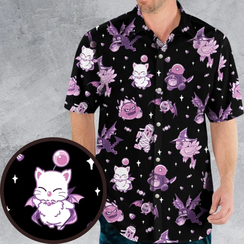 Halloween Final Fantasy Cuties Hawaiian Shirt