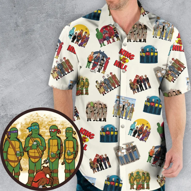 Hank's Friends King Of The Hill Parody Hawaiian Shirt