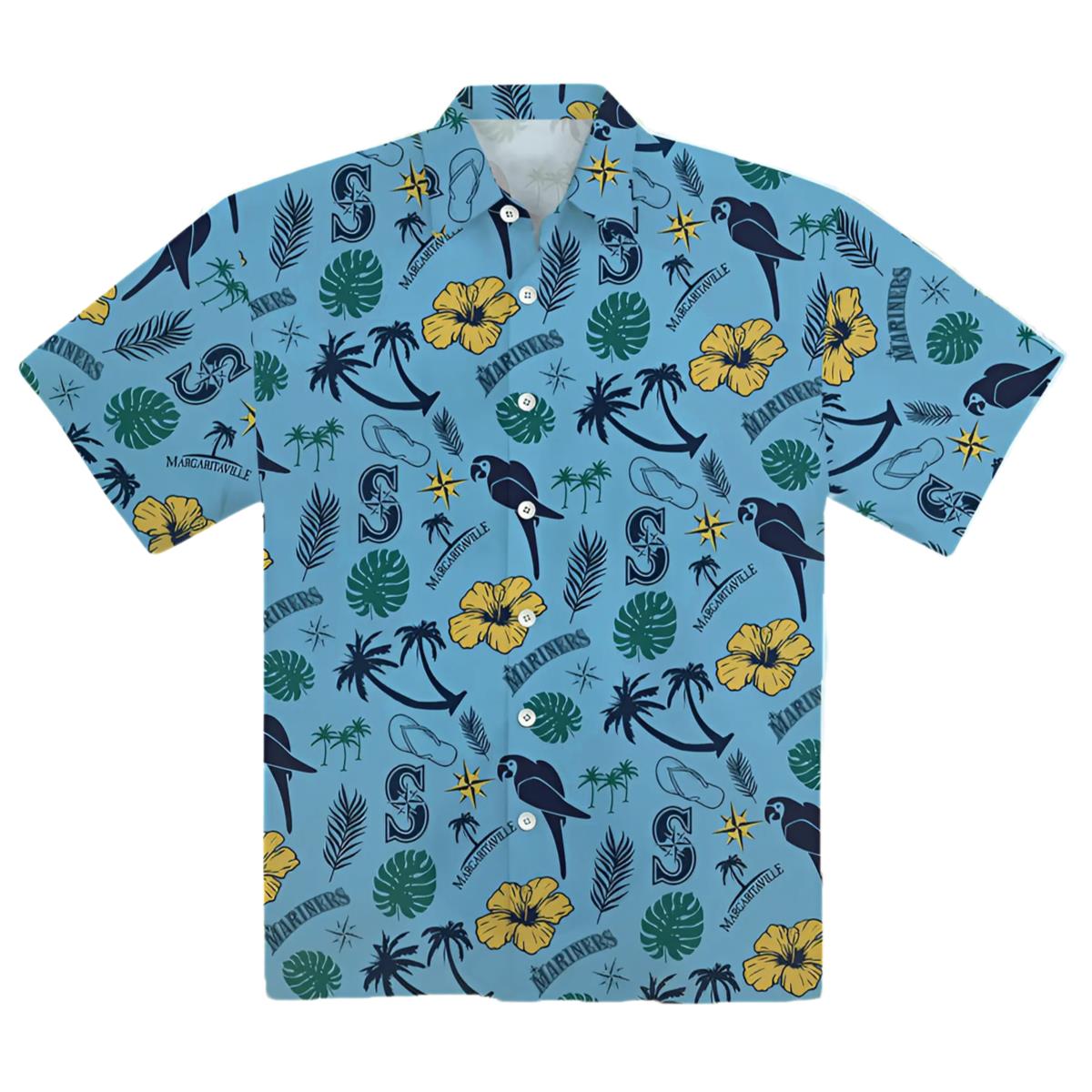 Hawaiian Shirt Night Mariners 2023 Margaritaville Night LE