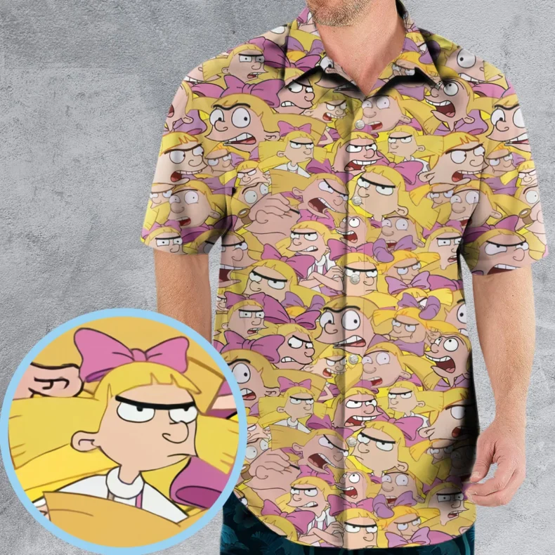Helga G. Pataki Hey Arnold Hawaiian Shirt