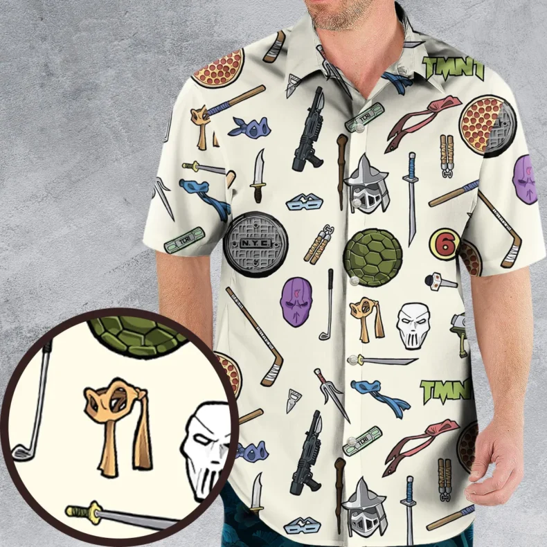 Hero In A Half Shell TMNT Hawaiian Shirt