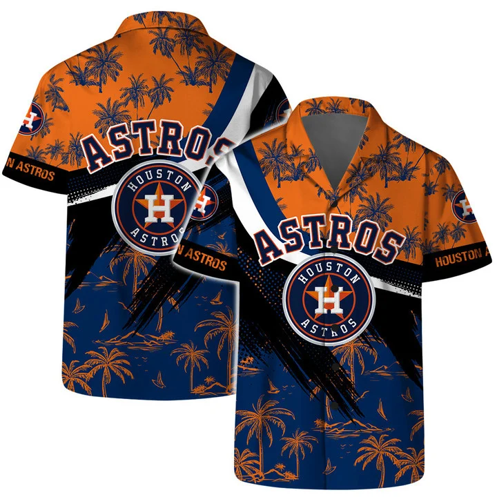 Houston Astros Island Tropical Vintage Hawaiian Shirt
