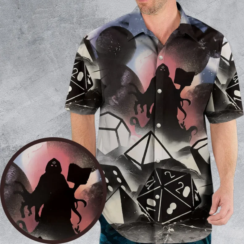 How I Roll DnD Hawaiian Shirt