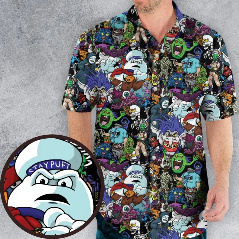 I Ain't Afraid Of No Ghosts Hawaiian Shirt