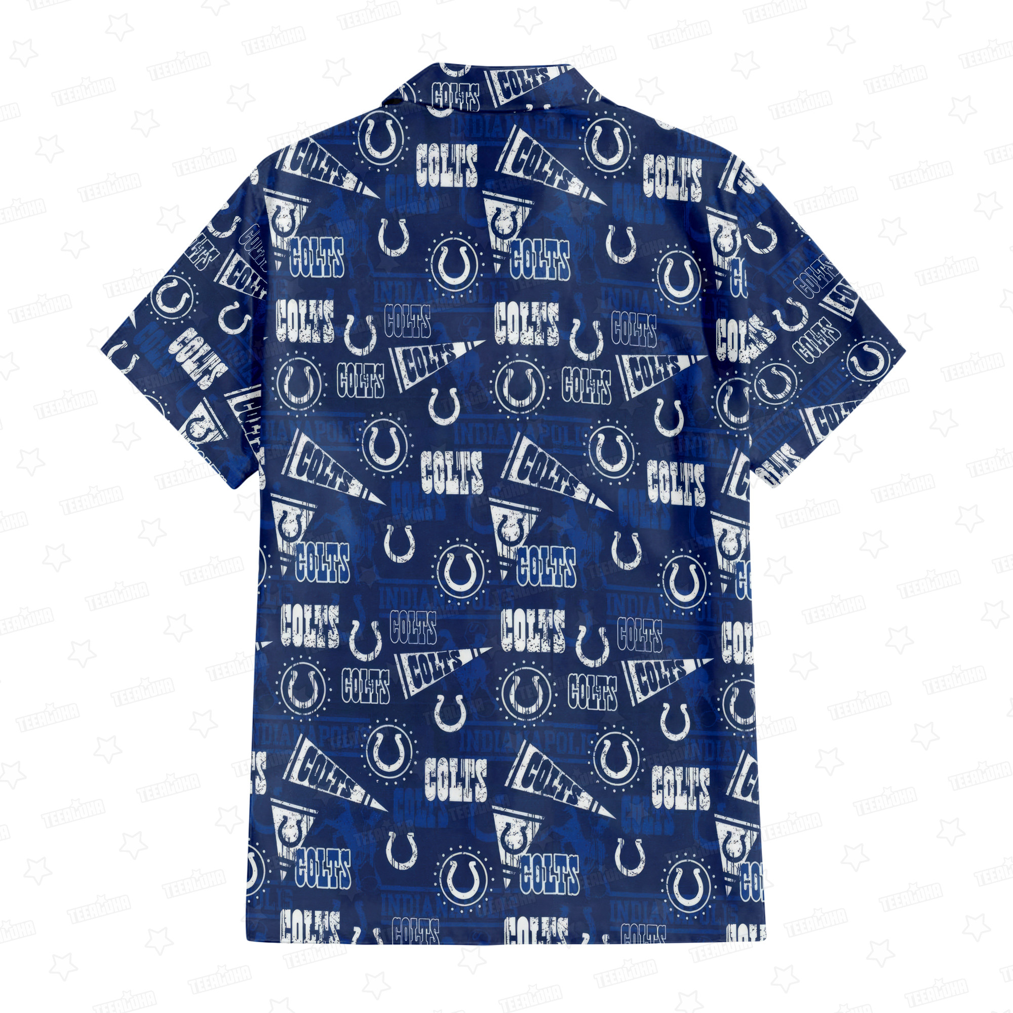 Indianapolis Colts Gridiron Majesty Hawaiian Shirt