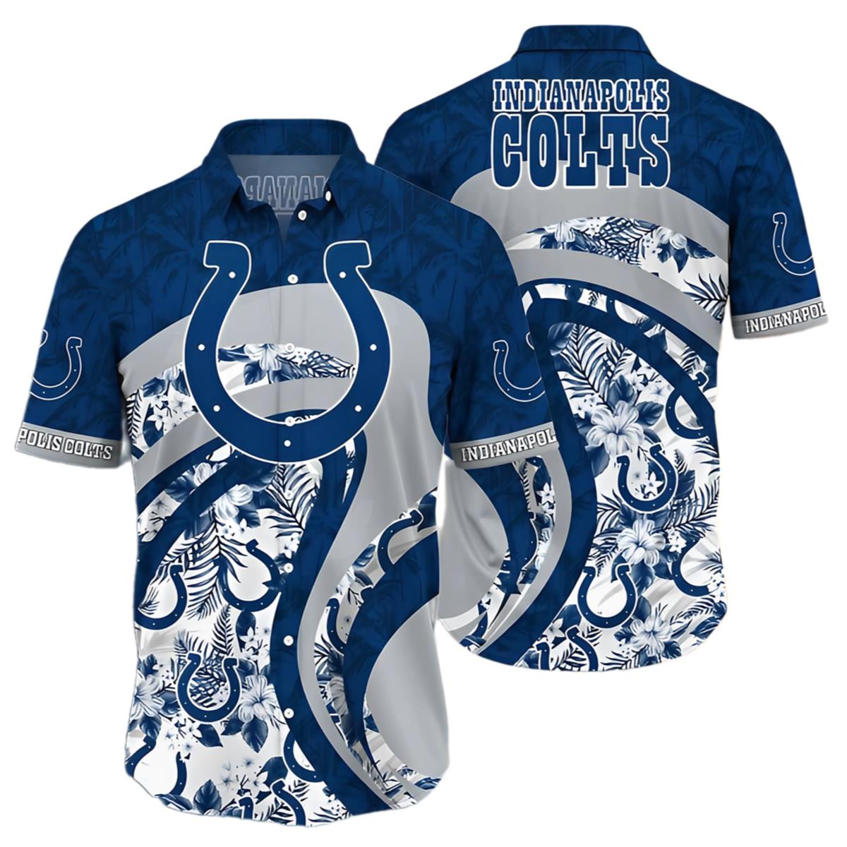 Indianapolis Colts Hawaiian Shirt Yeye Aloha
