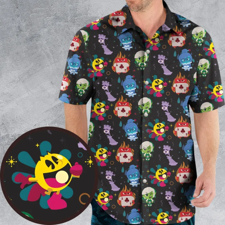 Intensamente Inside Out Hawaiian Shirt