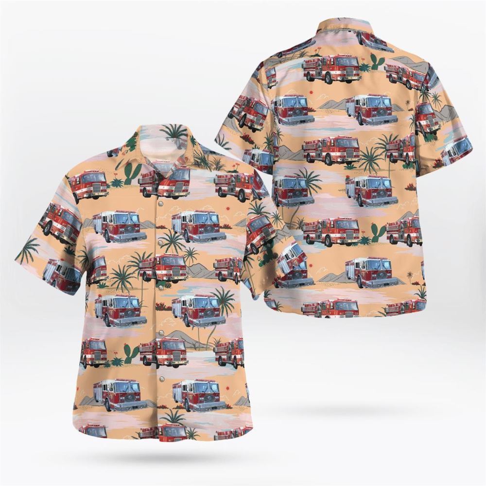 Jamesport, New York, Jamesport Fire Department Hawaiian Shirt - Gifts For Firefighters In Jamesport, NY