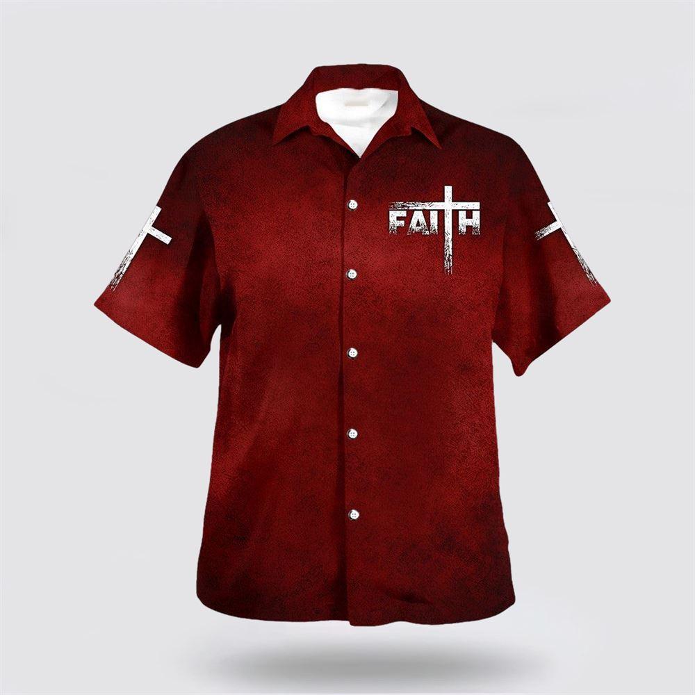 Jesus Christ Cross Faith Hawaiian Shirt - Gifts For Christians