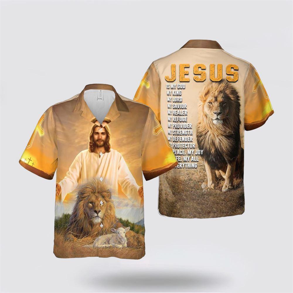 Jesus Is My God Hawaiian Shirts - Gifts For Christians