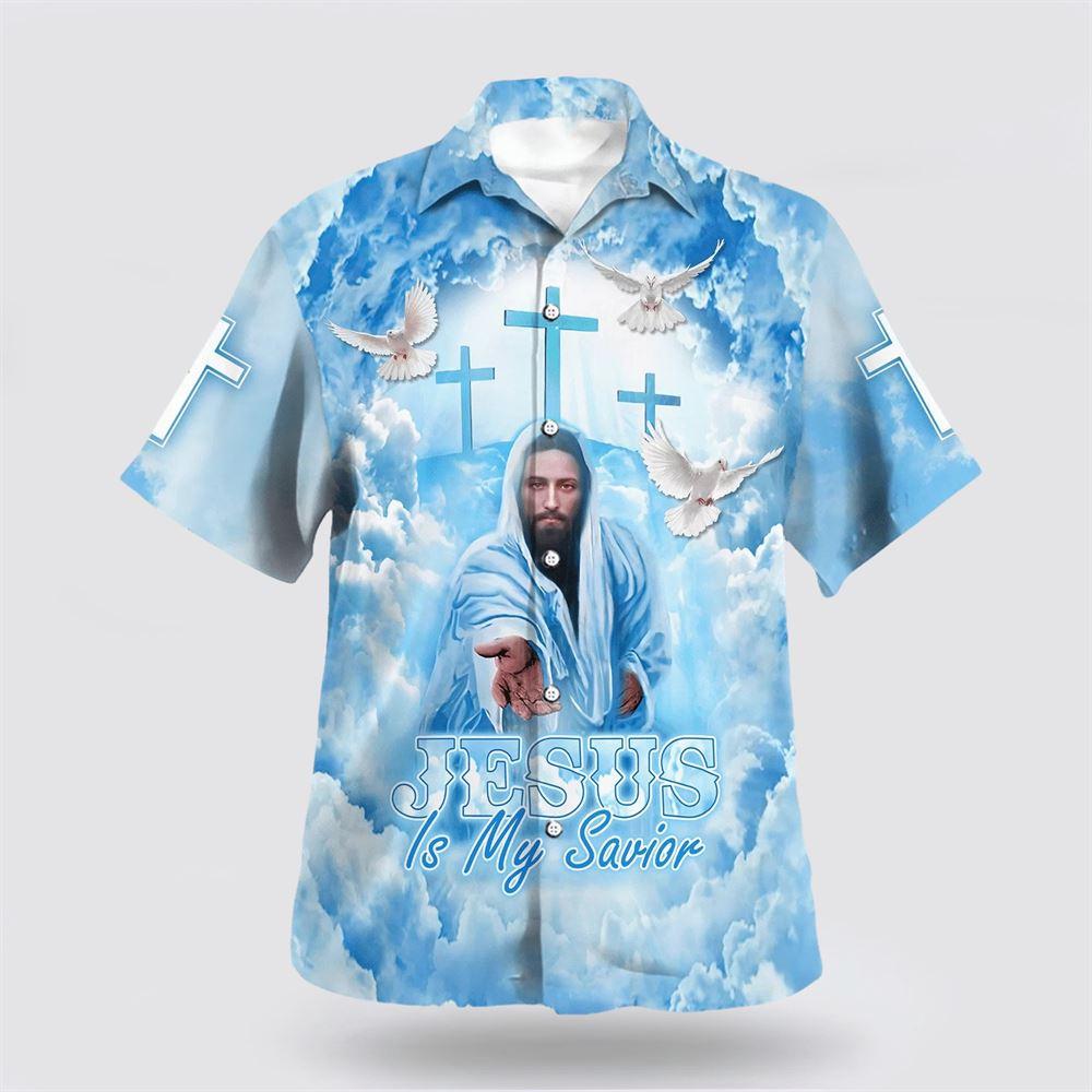 Jesus Is My Savior Hand Of God Hawaiian Shirts For Men & Women - Gifts For People Who Love Jesus
