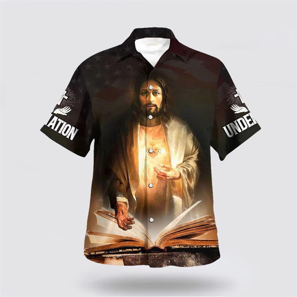 Jesus One Nation Under God Hawaiian Shirts - Gifts For People Who Love Jesus