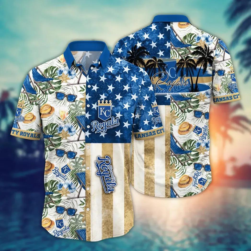 Kansas City Royals MLB Flower Aloha Hawaiian Shirt 11, MLB Hawaiian Shirt