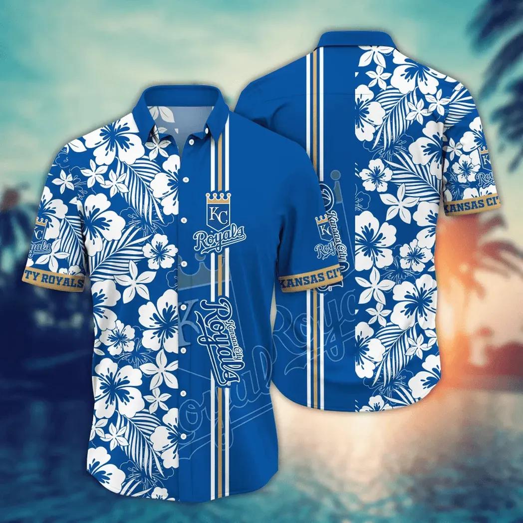Kansas City Royals MLB Flower Aloha Hawaiian Shirt 14, MLB Hawaiian Shirt