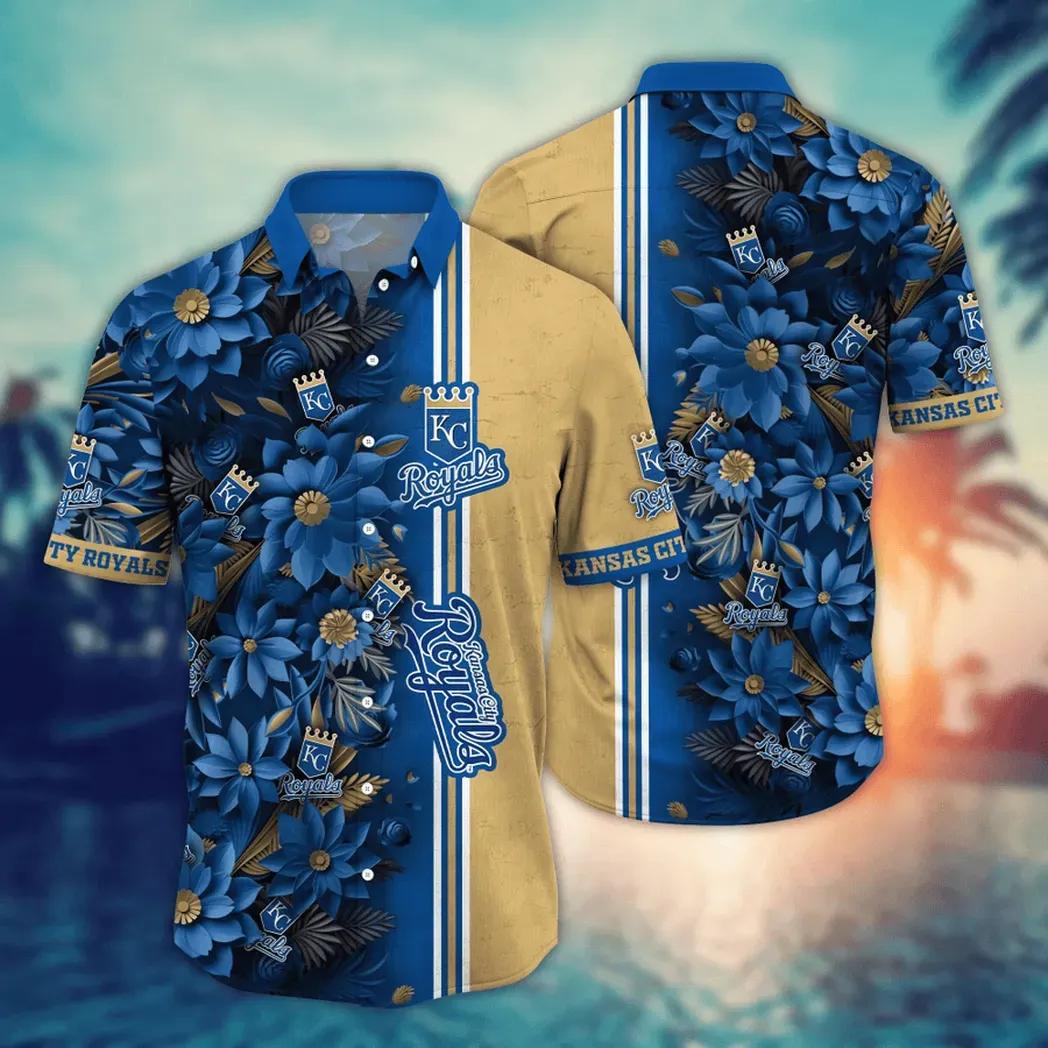 Kansas City Royals MLB Flower Aloha Hawaiian Shirt 7, MLB Hawaiian Shirt
