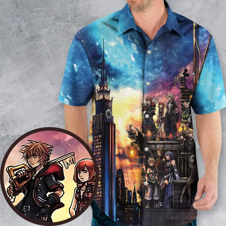 KH3 Kingdom Heart Hawaiian Shirt