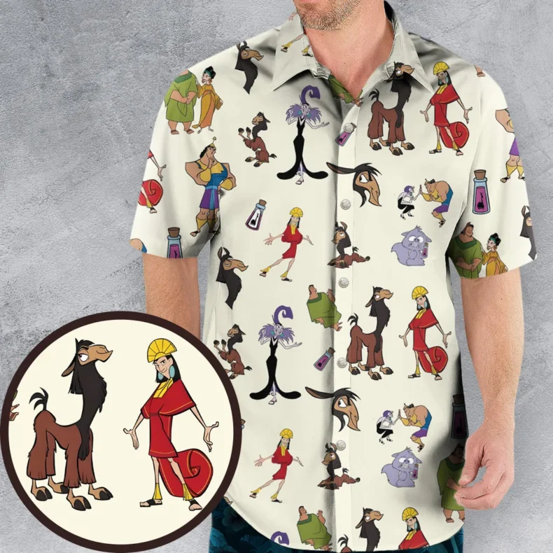 Kuzco and Friends The Emperor's New Groove Hawaiian Shirt