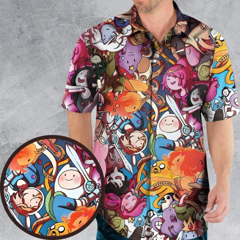 Land of Ooo Adventure Time Hawaiian Shirt