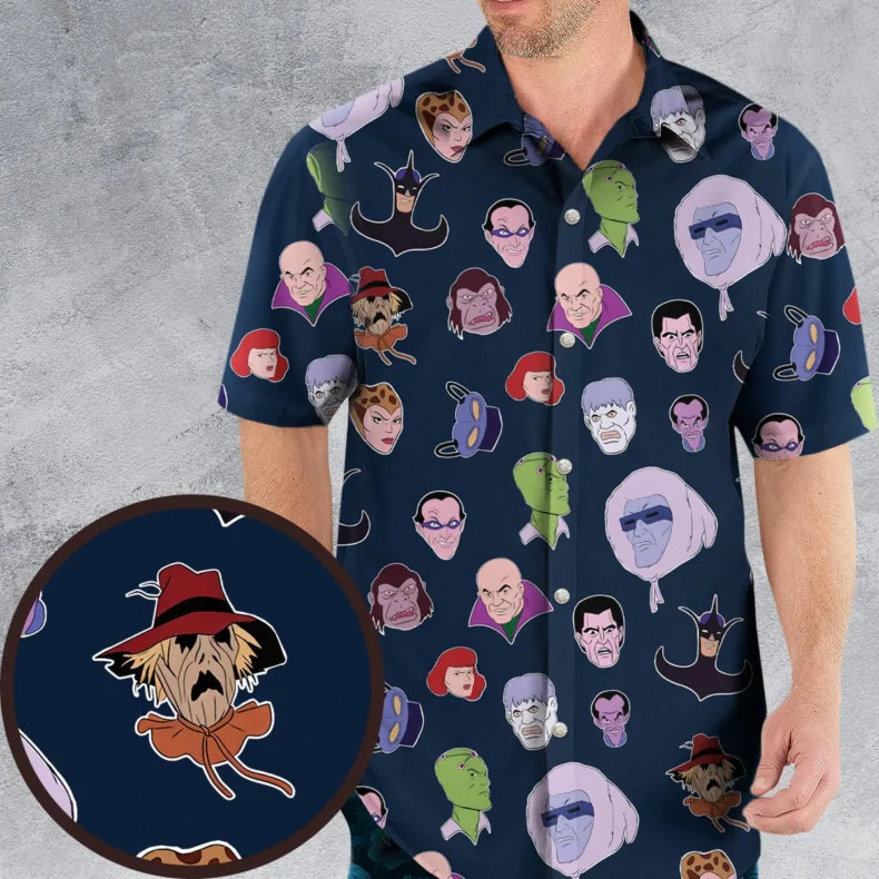 Legion of Doom Characters Super Friends Hawaiian Shirt