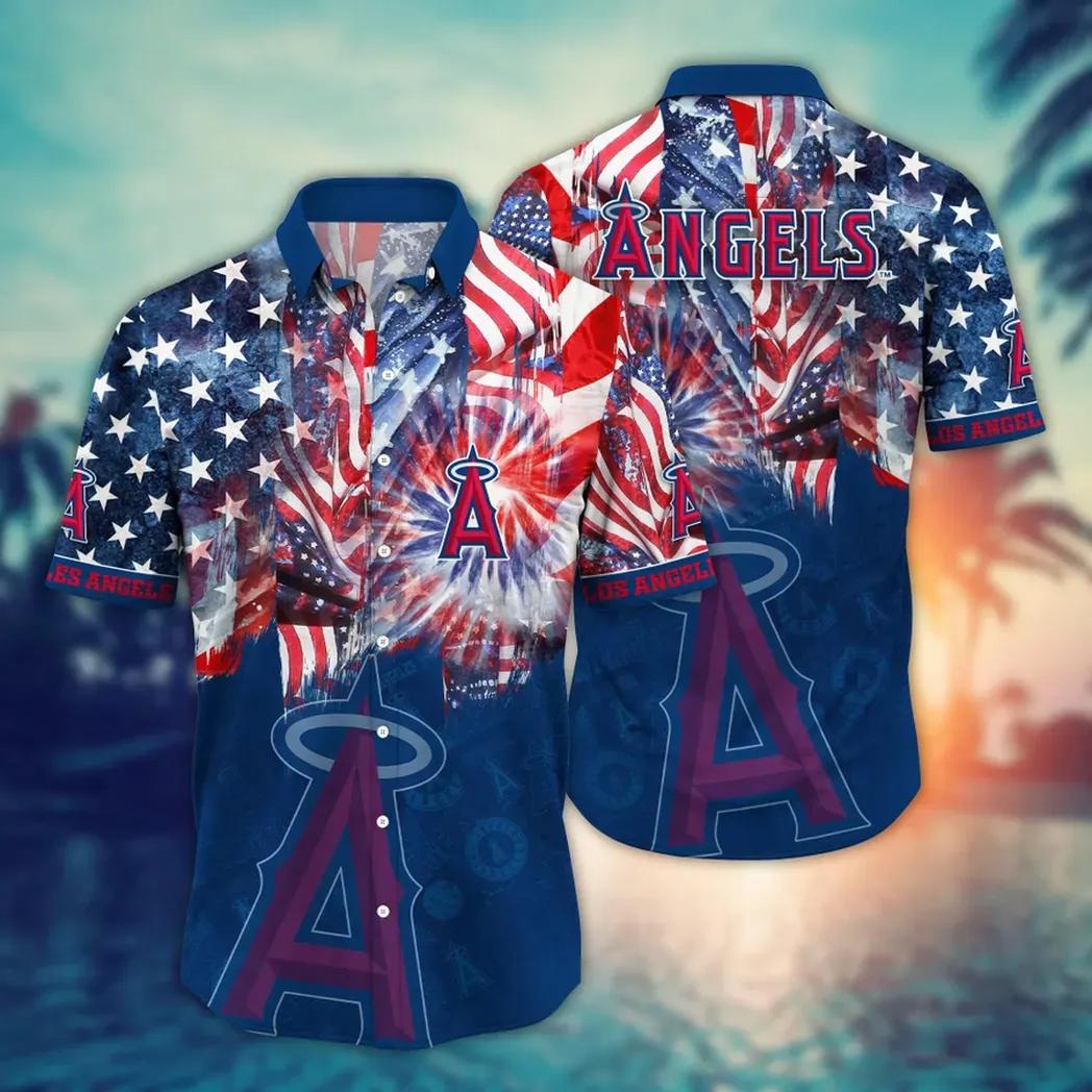 Los Angeles Angels MLB Flower Aloha Hawaiian Shirt 10, MLB Hawaiian Shirt