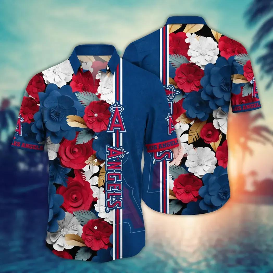 Los Angeles Angels MLB Flower Aloha Hawaiian Shirt 15, MLB Hawaiian Shirt