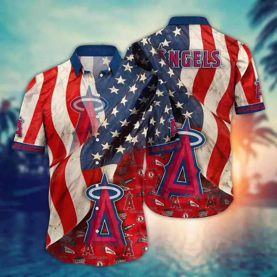 Los Angeles Angels MLB Flower Aloha Hawaiian Shirt 9, MLB Hawaiian Shirt