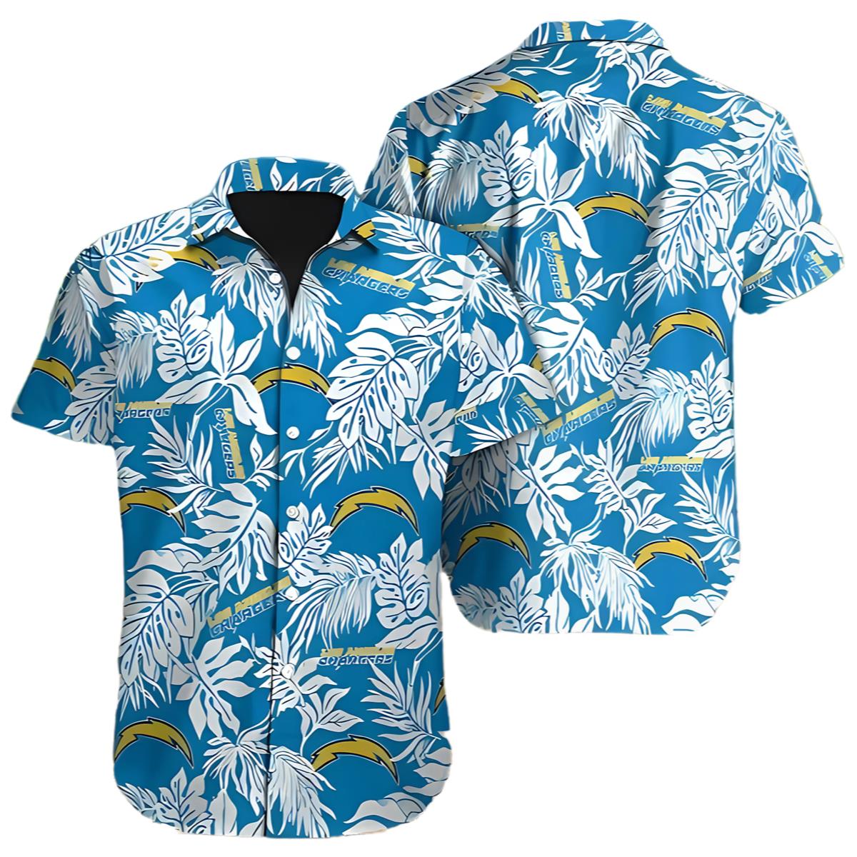 Los Angeles Chargers Hawaiian Shirt NFL Football Gift