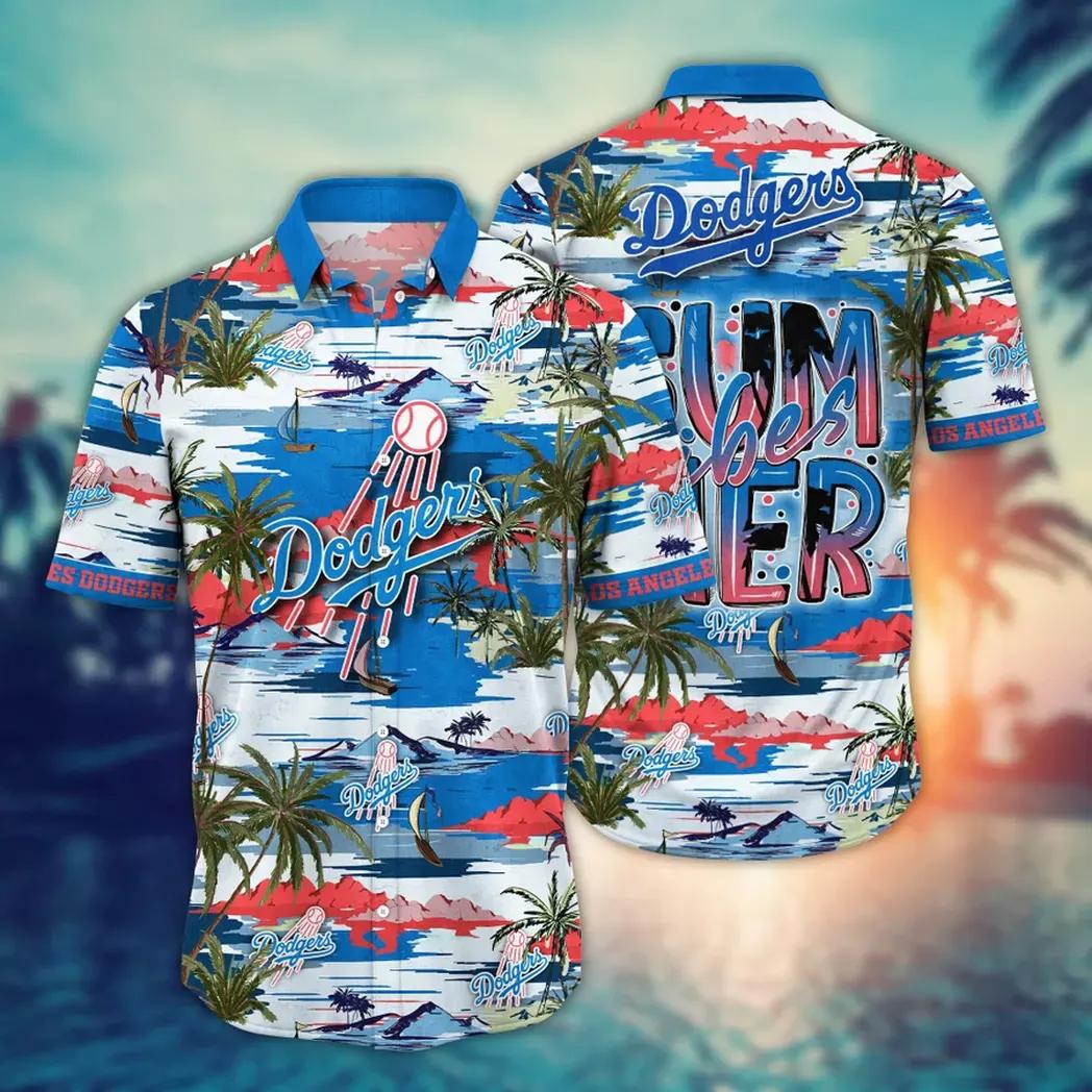 Los Angeles Dodgers MLB Flower Aloha Hawaiian Shirt 10, MLB Hawaiian Shirt