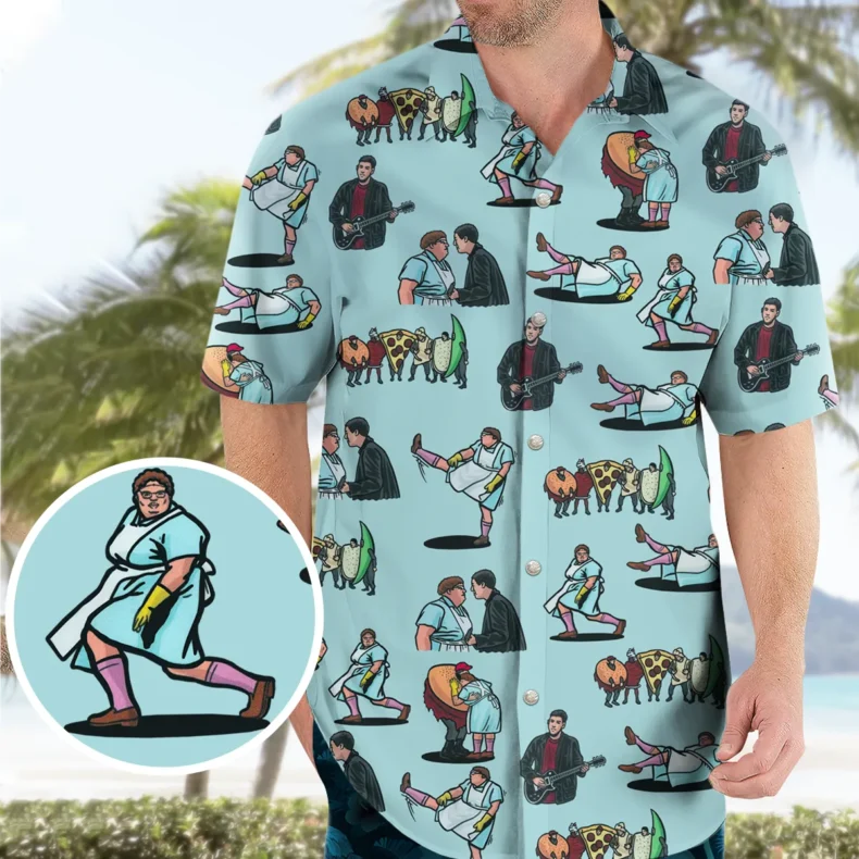 Lunch Lady Land SNL Hawaiian Shirt