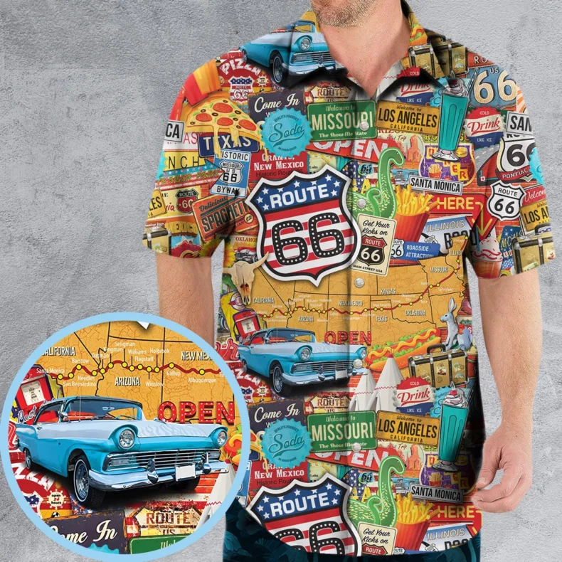 Main State of America Hawaiian Shirt