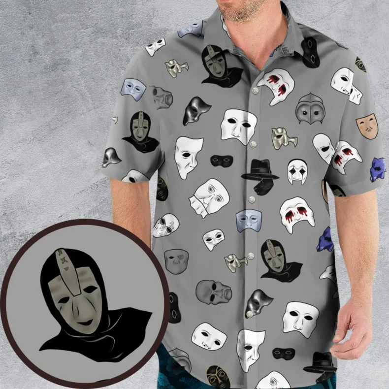 Masks of Phantom of Opera Hawaiian Shirt