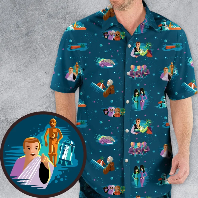 May the Fourth be with You Cantina Star Wars Hawaiian Shirt
