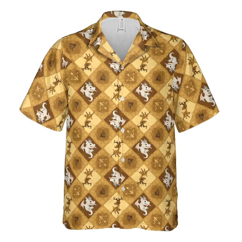 Memorable Friends McNugget Buddies Mcdonalds 1992 Hawaiian Shirt