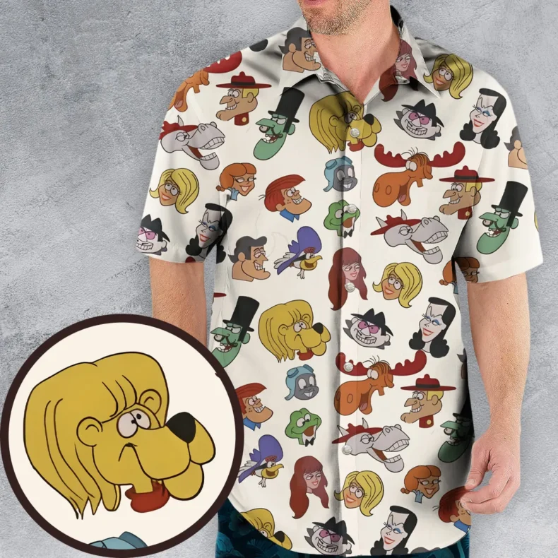 Memory of Jay Ward Hawaiian Shirt