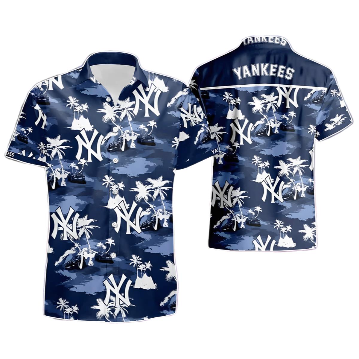 Men's New York Yankees Hawaiian Shirt