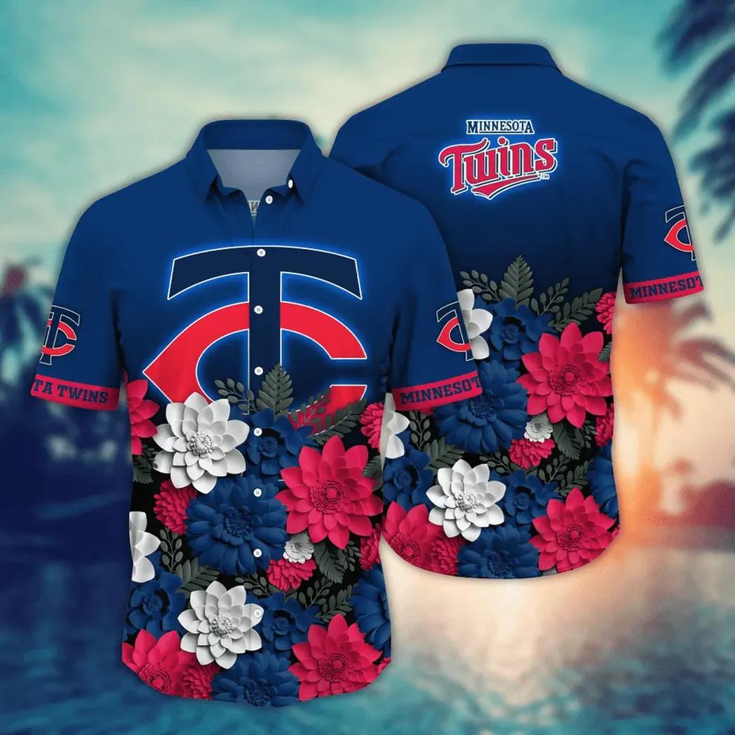 Minnesota Twins MLB Flower Aloha Hawaiian Shirt 16, MLB Hawaiian Shirt