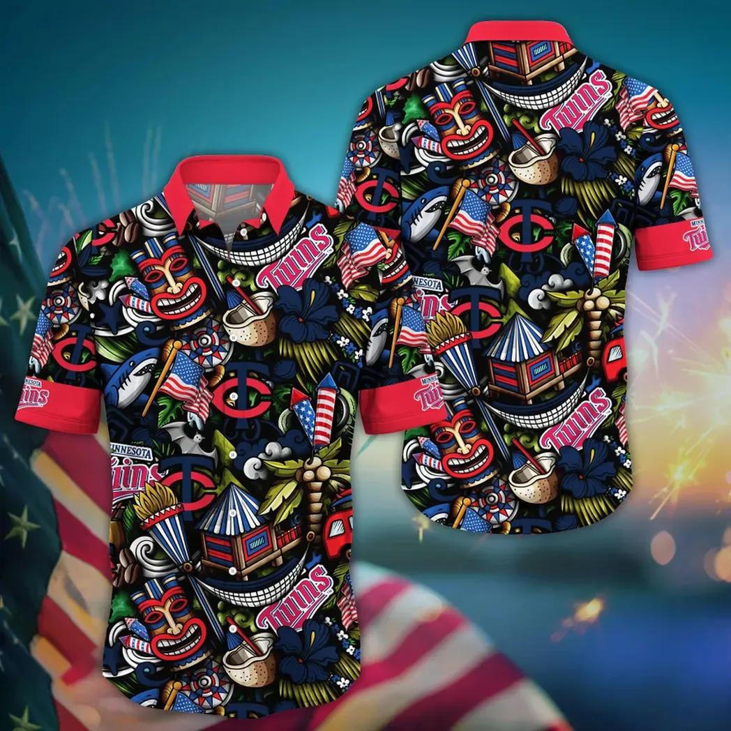 Minnesota Twins MLB Flower Aloha Hawaiian Shirt 20, MLB Hawaiian Shirt