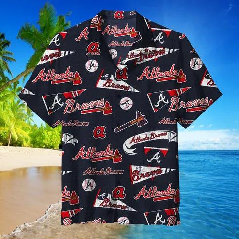 MLB Atlanta Braves Hawaiian Shirt, MLB Hawaiian Shirts For Men