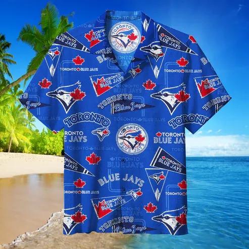 MLB Toronto Blue Jays Hawaiian Shirt, Tropical Shirts For Men