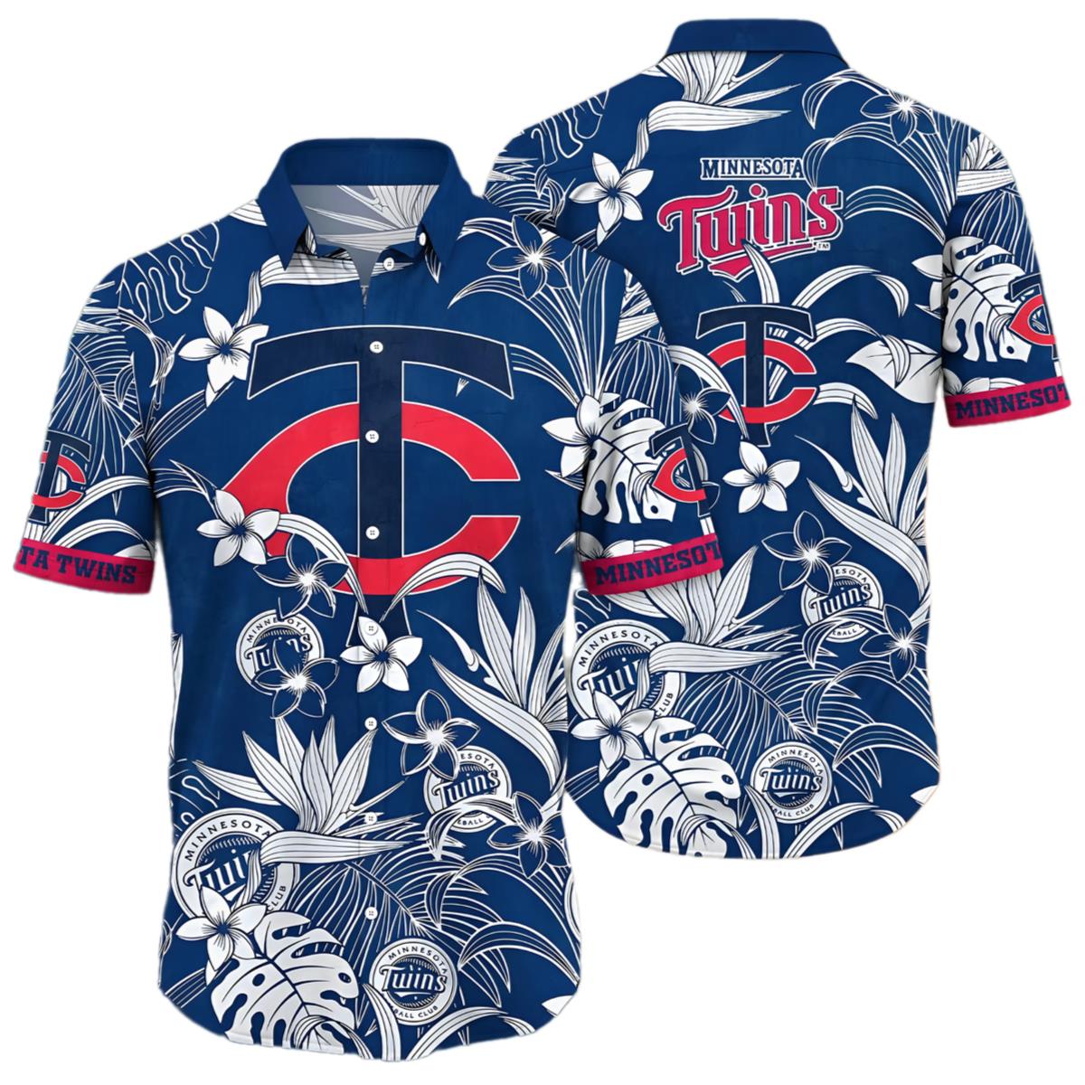 Mn Twins Hawaiian Shirt Swimsuits Time Aloha