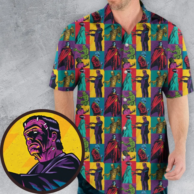Monsterror Universal Classic Monsters Hawaiian Shirt