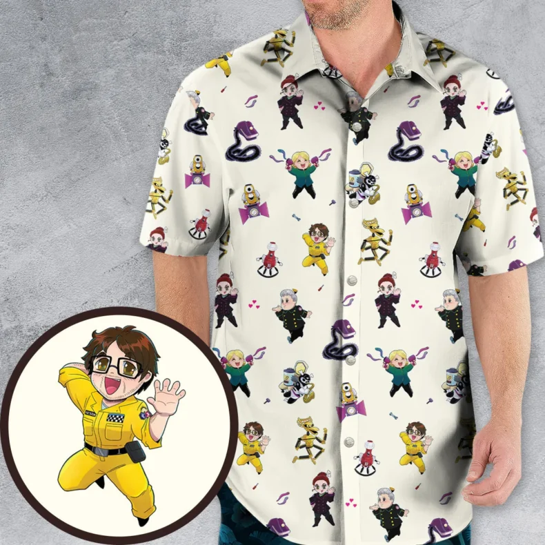 Mst3k Chibi Characters Hawaiian Shirt